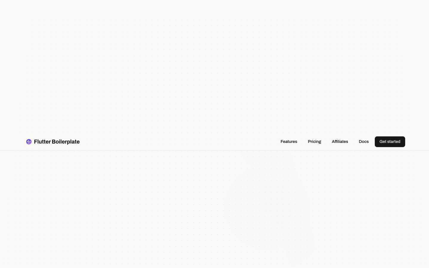 Flutter Boilerplate