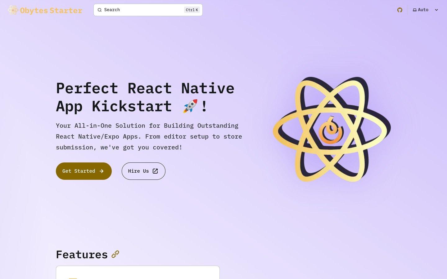 Obytes React Native Starter