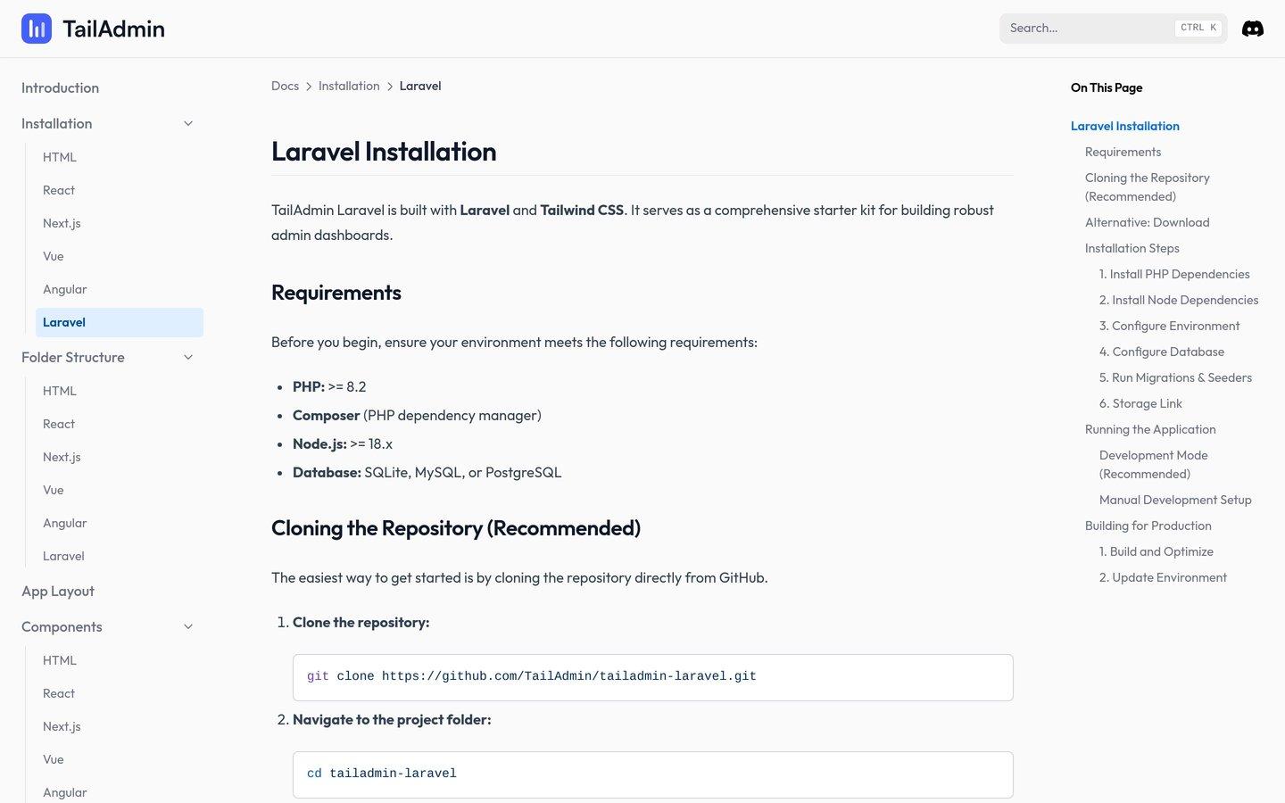 TailAdmin Laravel