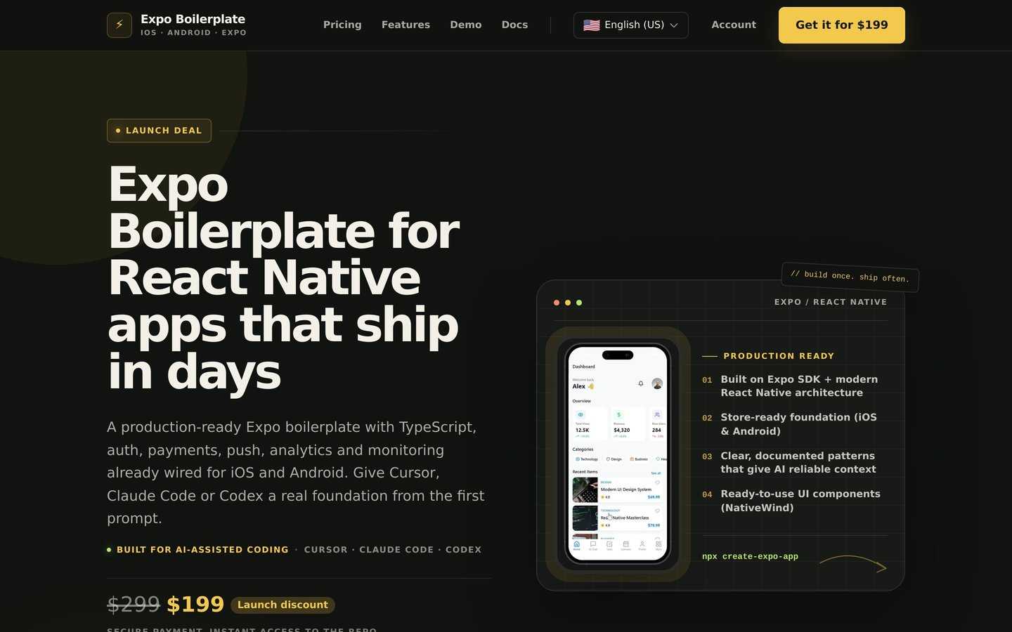 Expo Boilerplate