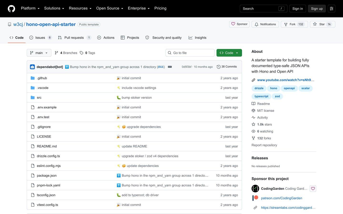 hono-open-api-starter (w3cj)
