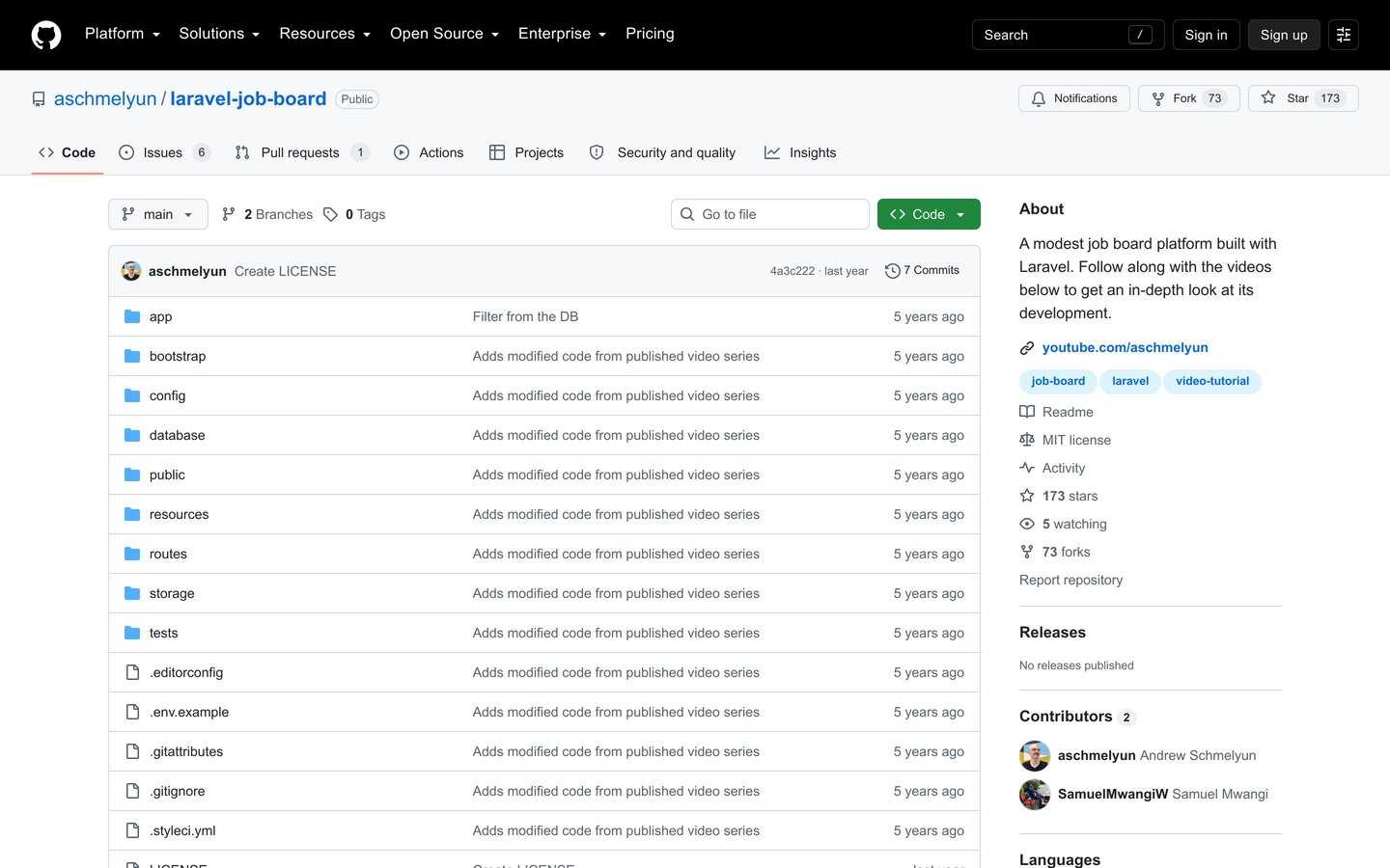 Laravel Job Board
