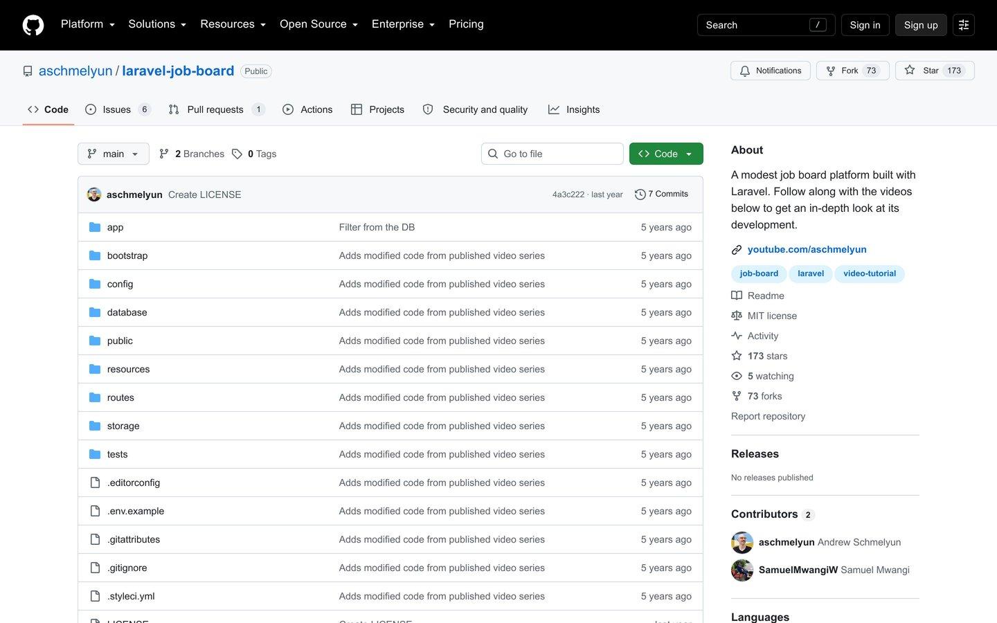 Laravel Job Board