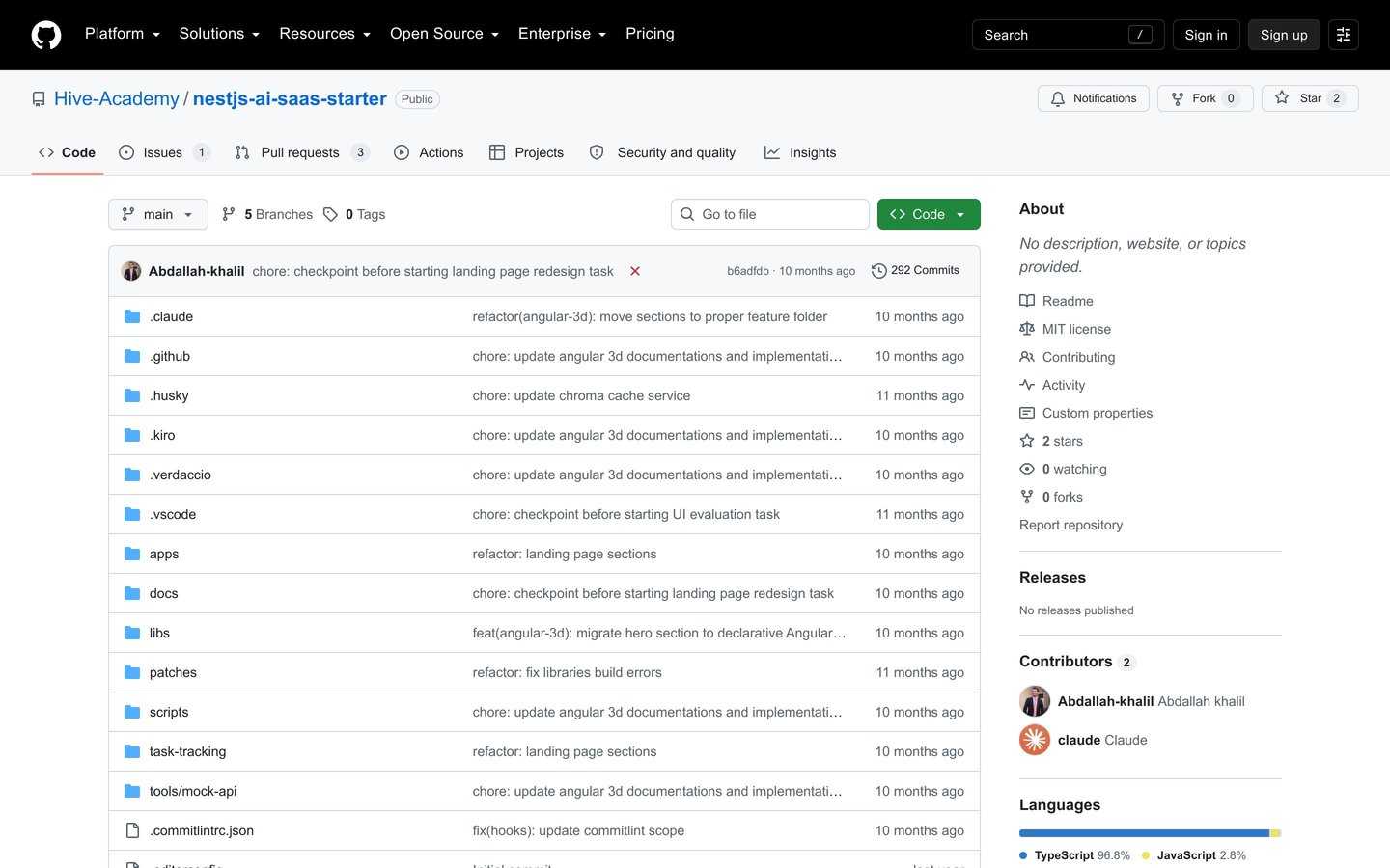 NestJS AI SaaS Starter