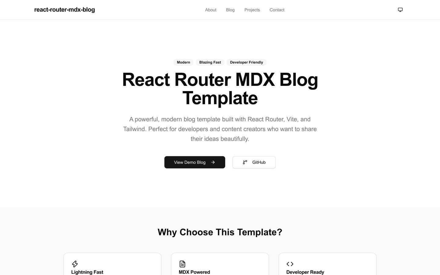 Remix MDX Blog Template