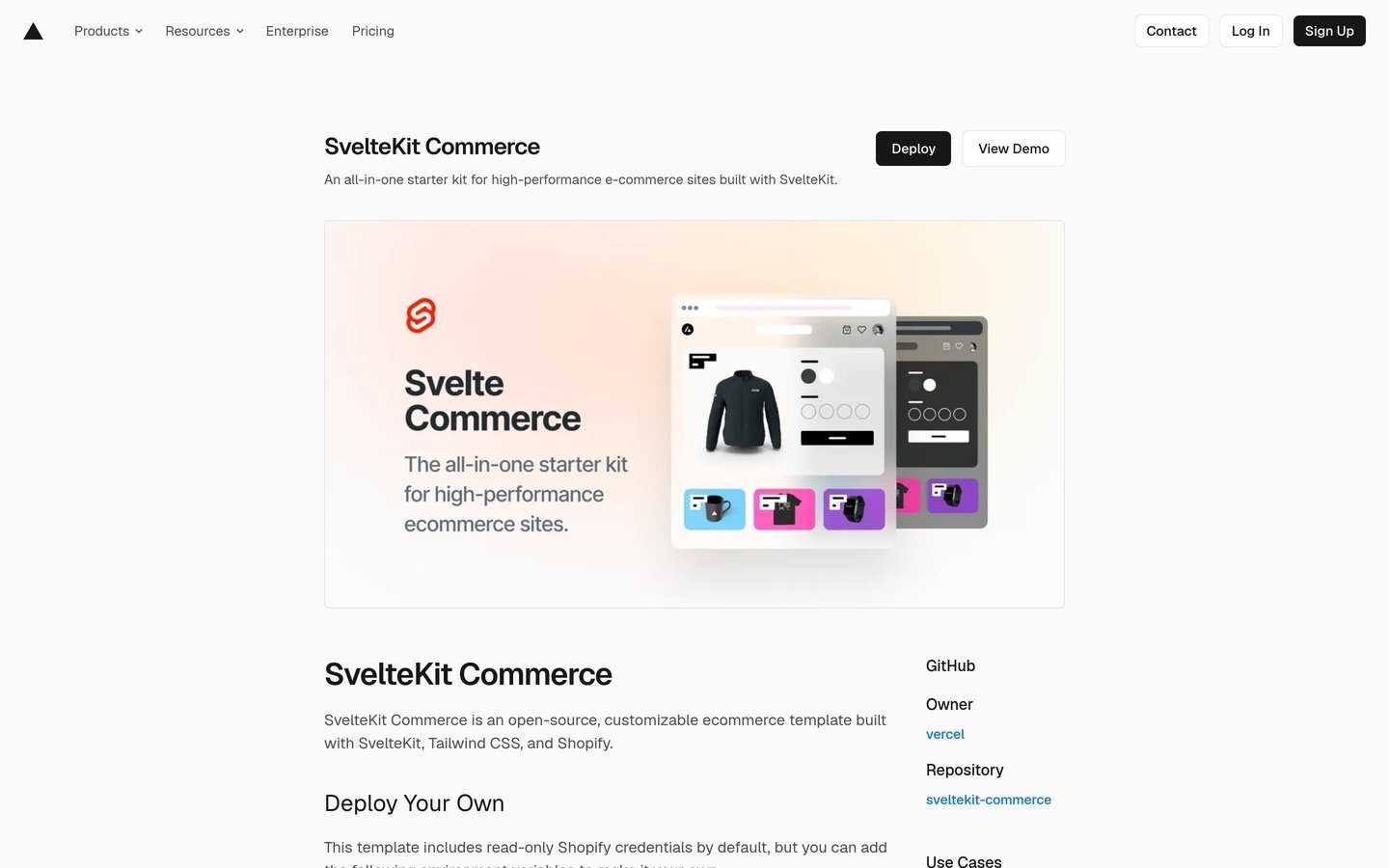 SvelteKit Commerce