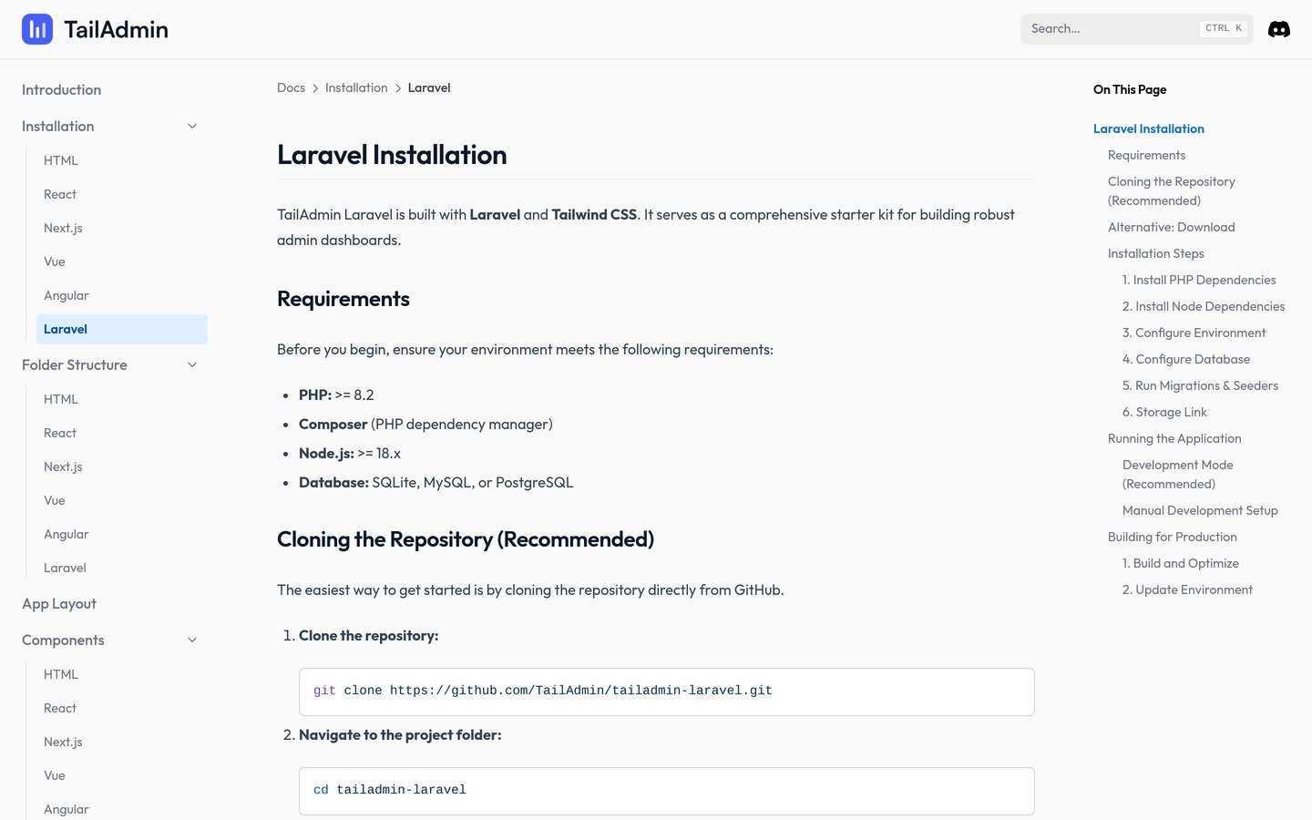 TailAdmin Laravel