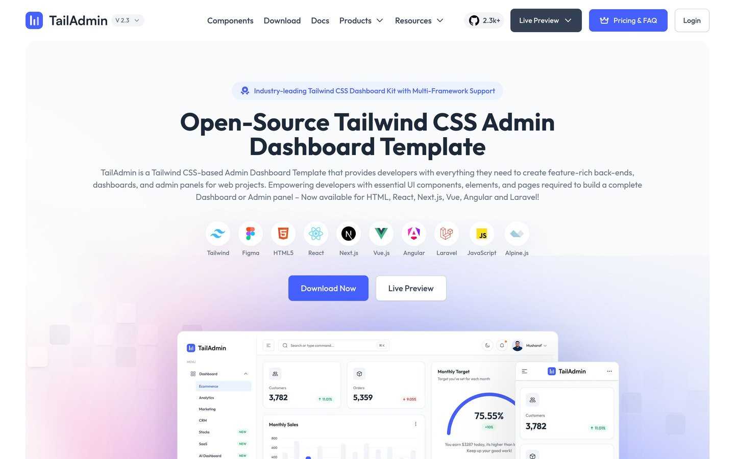 TailAdmin React